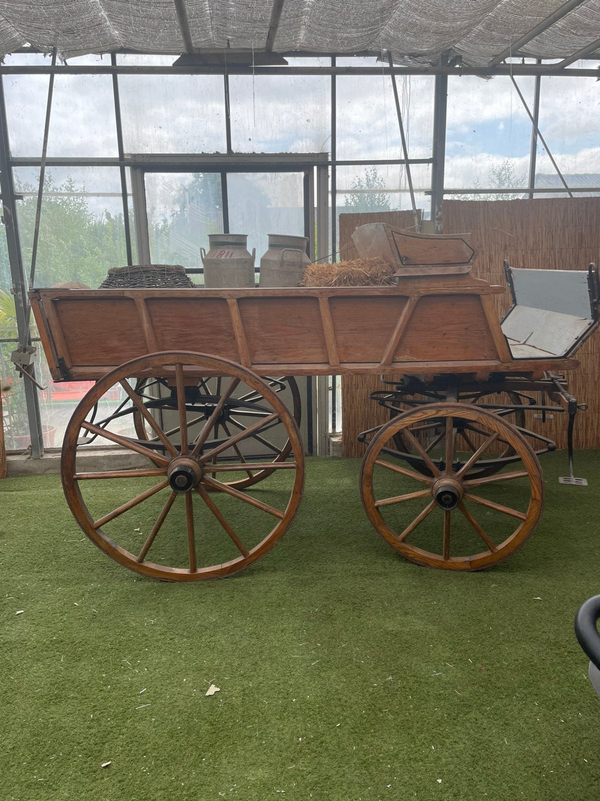 Oud Hollandse boerenwagen, Kaasbrik, Dieren en Toebehoren, Rijtuigen en Koetsen, Gebruikt, Overige typen, Paard