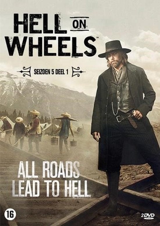 Hell on Wheels s5 d1+d2, Vanaf 16 jaar, Nederlands, Actie, Ophalen of Verzenden