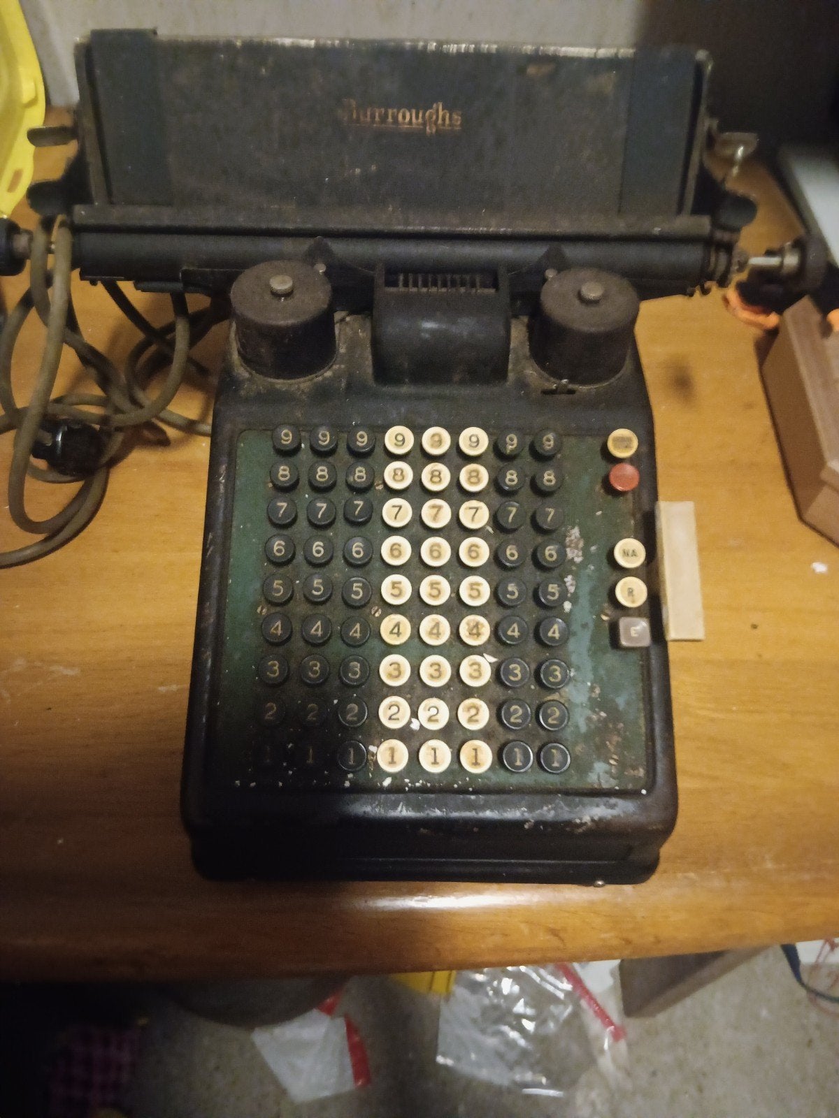 Antieke Burroughs Rekenmachine - Type 2, Ophalen
