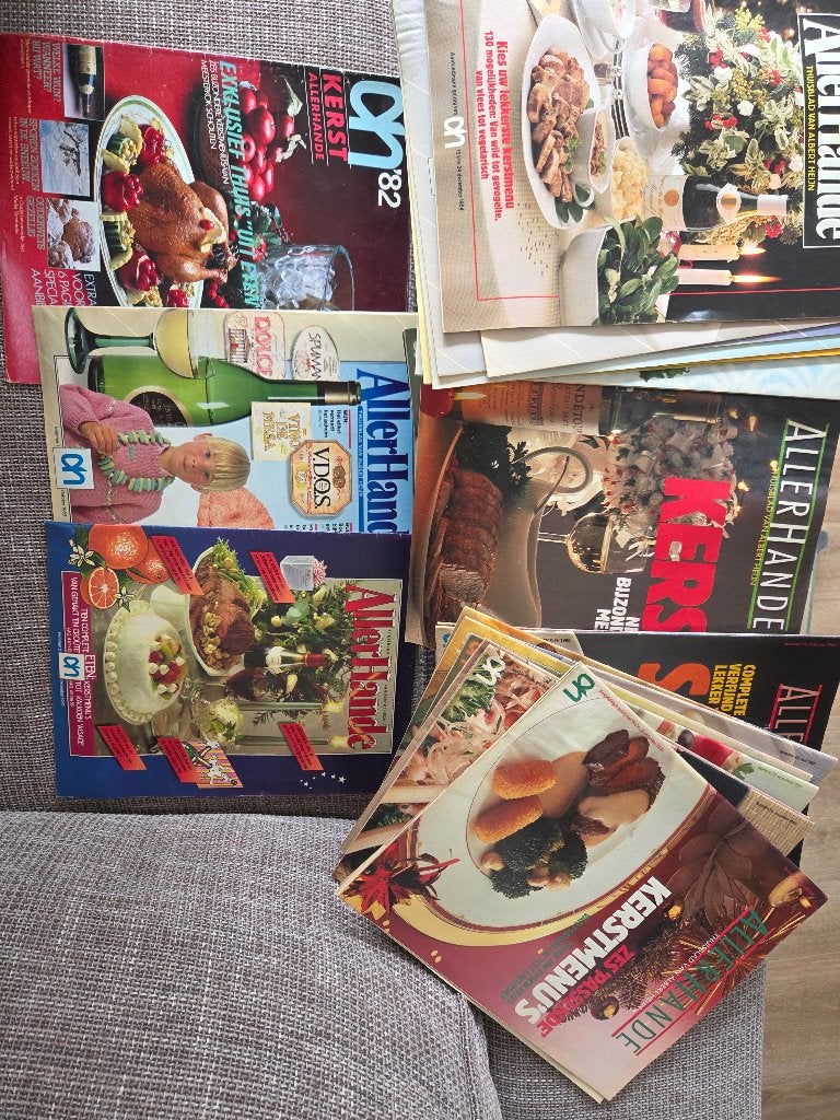 300 Vintage Allerhande Albert Heijn tijdschriften, Boeken, Ophalen of Verzenden, Zo goed als nieuw, Overige typen