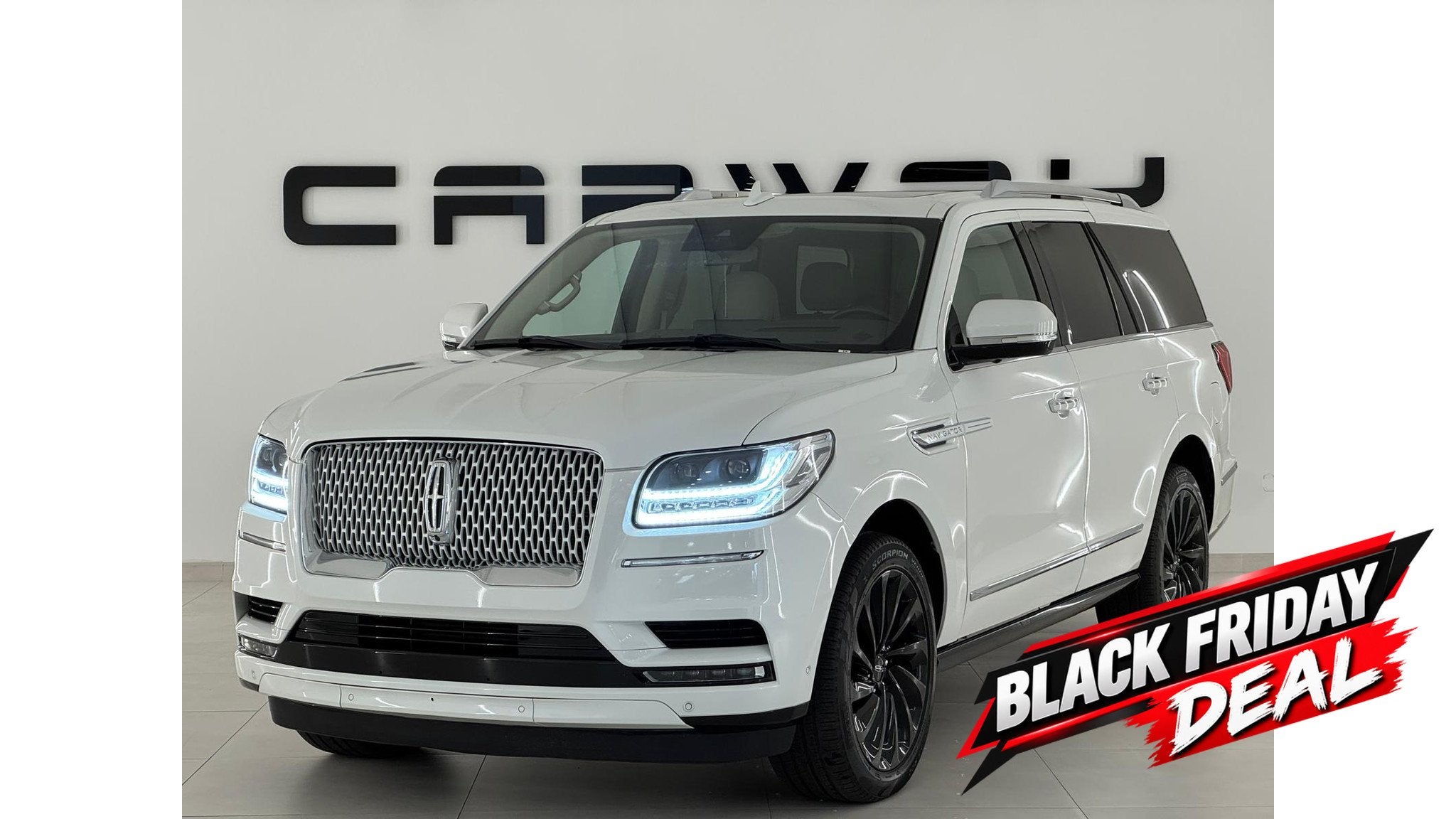 Lincoln Navigator Reserve FULL SPEC NL KENT. BLACK FRIDAY DE, Auto's, Automaat, Dealer onderhouden, Gebruikt, Beige