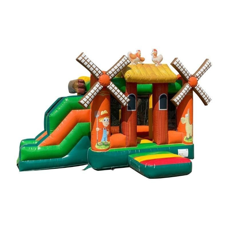 Springkussen Multiplay Boerderij huren in Rhoon – €64,99, Ophalen, Zo goed als nieuw, Verjaardag
