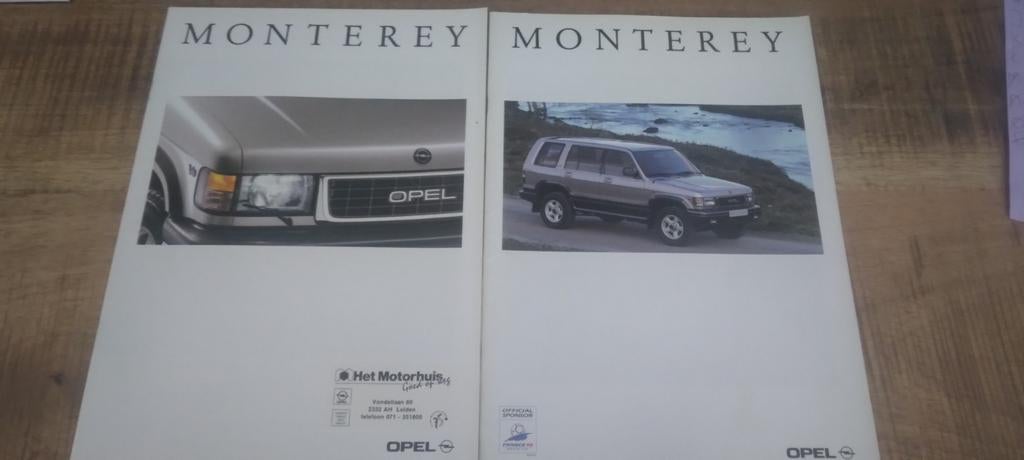 Opel Monterey folders, Ophalen of Verzenden, Zo goed als nieuw, Opel
