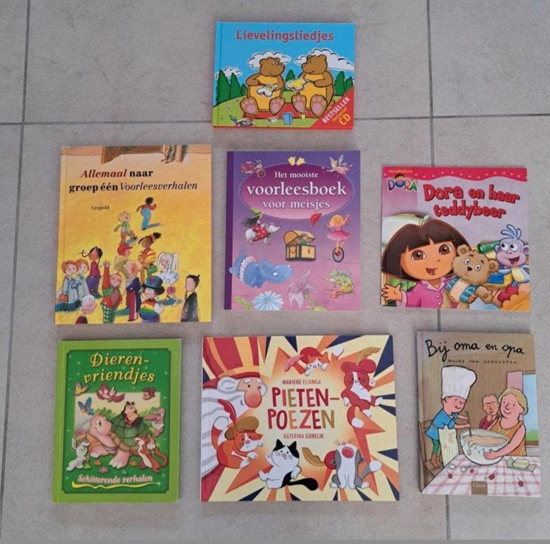 7 leuke voorleesboekjes en/of zelf lezen 1 koop €7,50, Ophalen of Verzenden, Jongen of Meisje