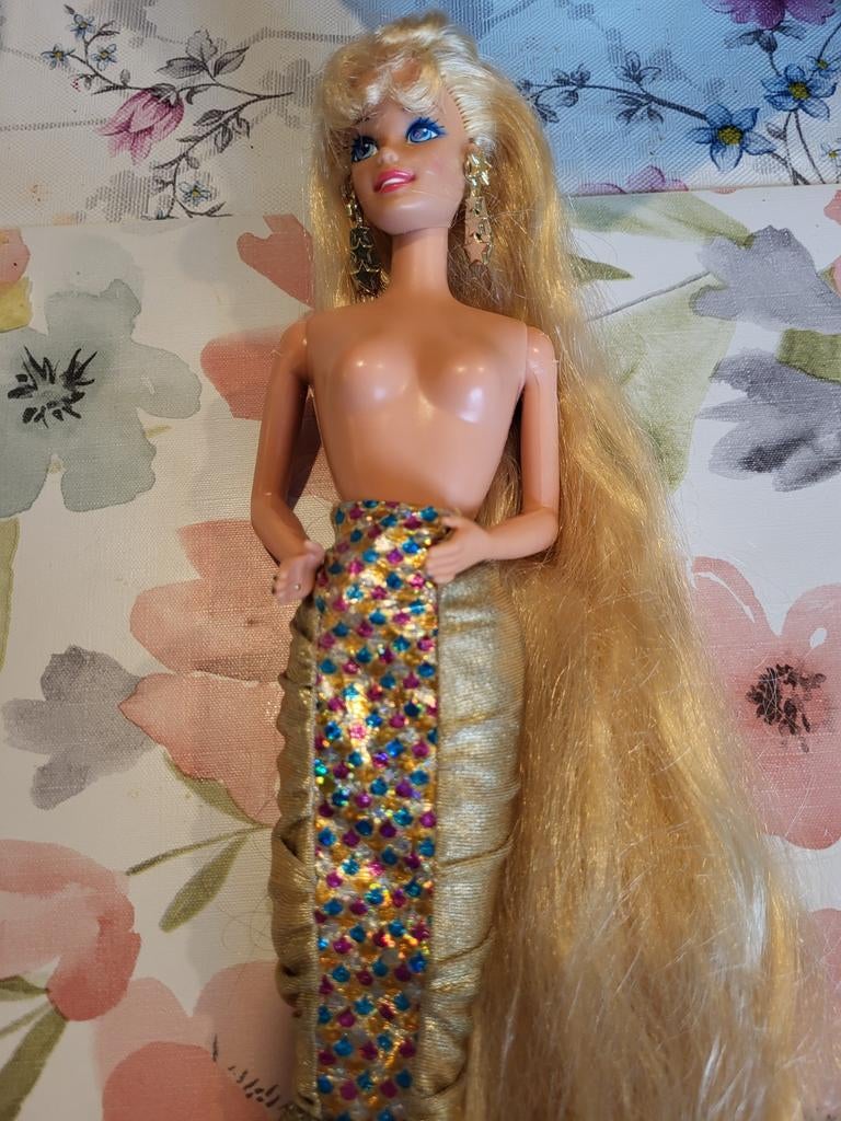 Mattel barbie jewel hair mermaid..1966/1976, Verzamelen, Ophalen of Verzenden, Pop