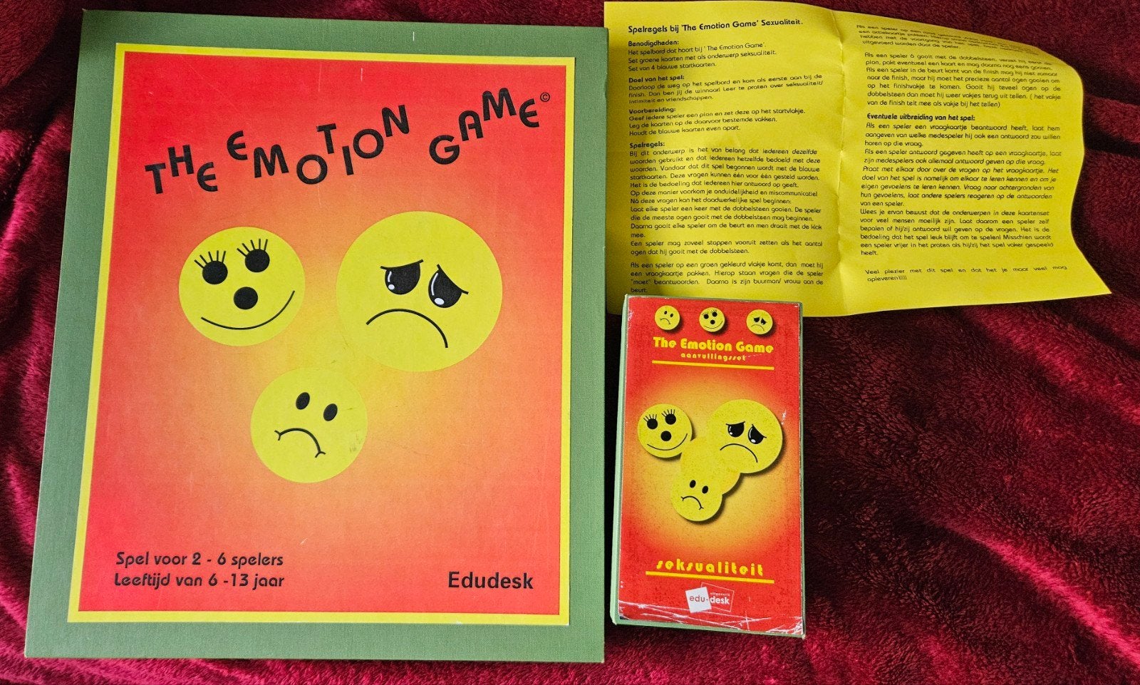 The Emotion Game + Seksualiteit uitbreiding (Edudesk), Ophalen, Zo goed als nieuw