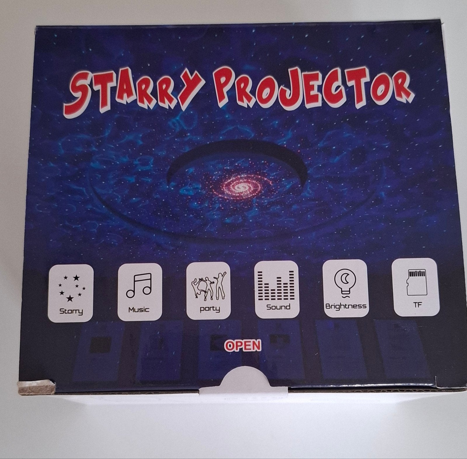 Starry Projector - Sterrenprojector met muziek, Onbekend, LED, Nieuw, Ophalen of Verzenden