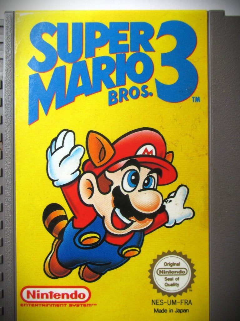 Super Mario Bros 3~Nes Nintendo 1985~originele hoesje, Avontuur en Actie, Gebruikt, 1 speler, Eén computer