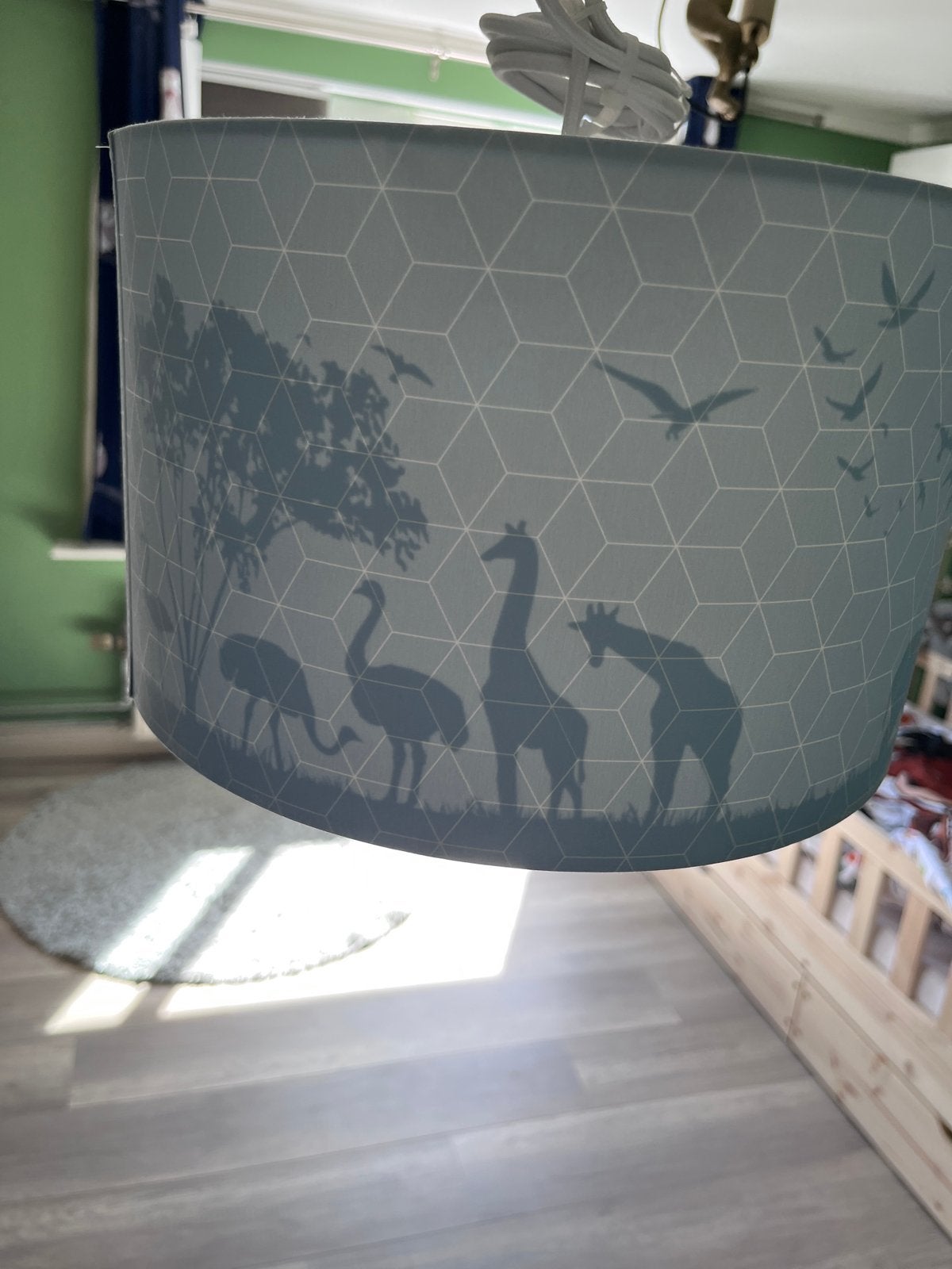SAFARI plafondlamp Kinderkamer - Blauw, Kinderen en Baby's, Kinderkamer | Inrichting en Decoratie, Overige merken, Nieuw, Ophalen of Verzenden