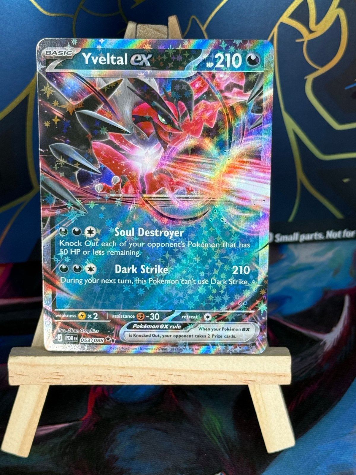 Yveltal ex #53 | Pokemon Perfect Order, Verzenden, Zo goed als nieuw, Losse kaart, Foil