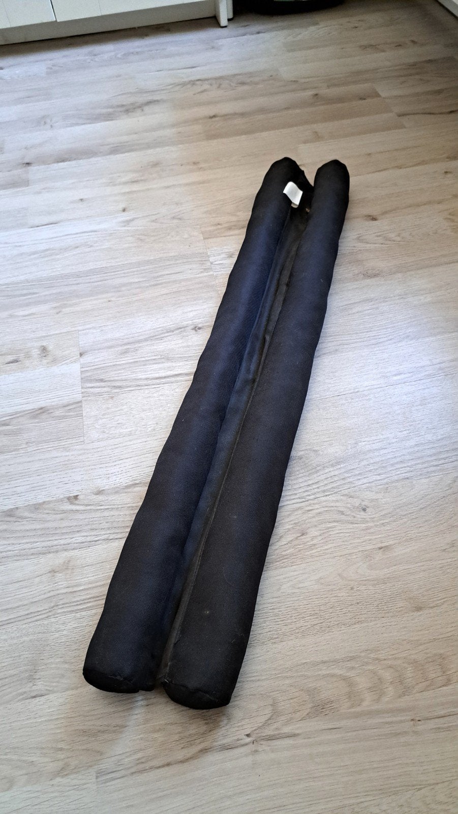 Tochtstopper, Huis en Inrichting, Woonaccessoires | Deurstoppers, Binnen, Zo goed als nieuw, Zwart, Ophalen