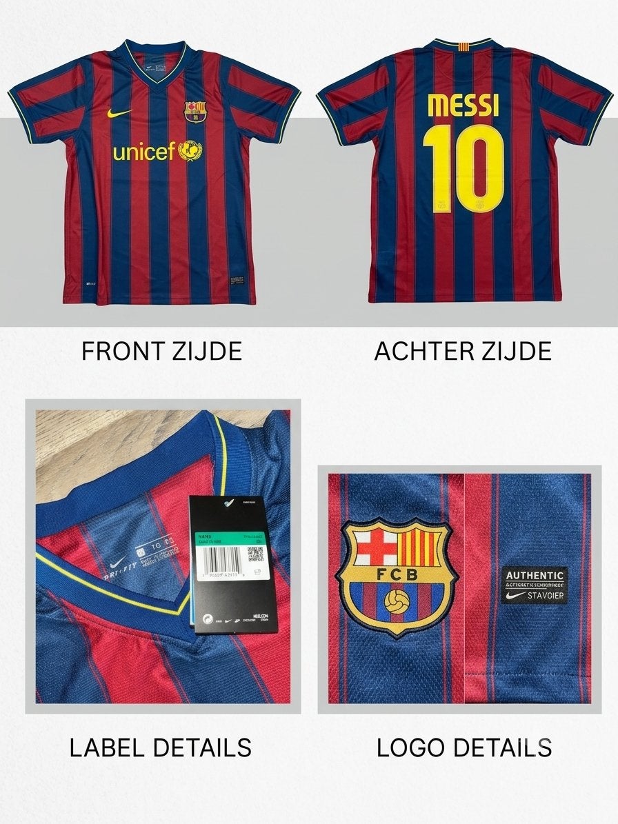 ⁠Iconische FC Barcelona Retro Shirt Messi (10)  (2010/11), Ophalen of Verzenden, Nieuw, Buitenlandse clubs, Shirt