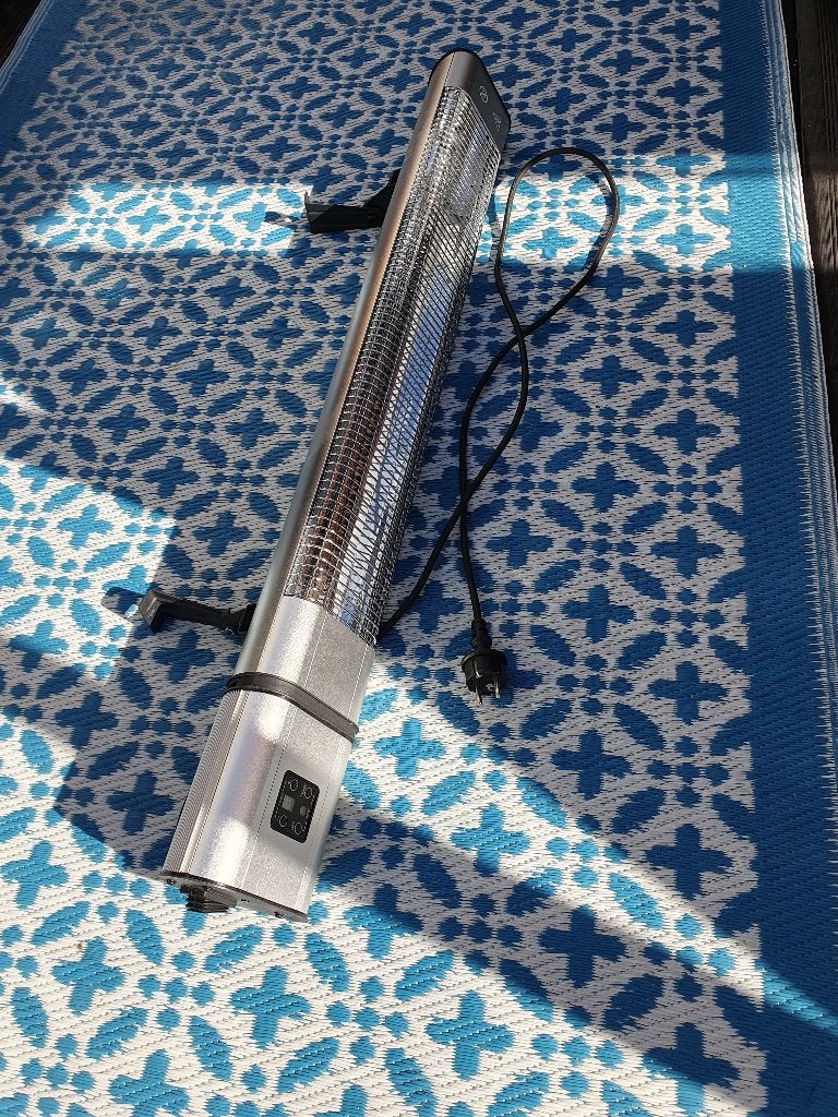 Infrarood terrasverwarmer, Tuin en Terras, Elektrisch, Ophalen of Verzenden, Zo goed als nieuw, Draaibaar