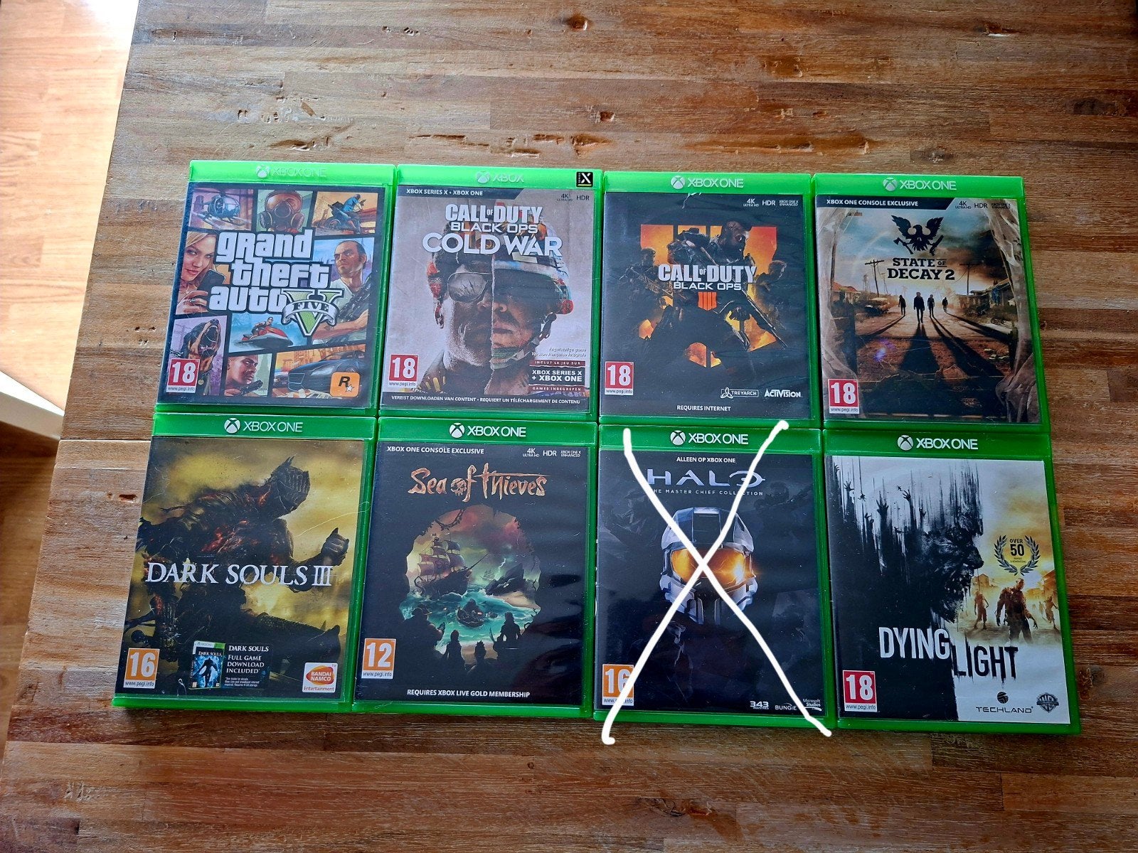 8 Xbox games (7 Xbox One, 1 Xbox Series X) - Goede staat, Avontuur en Actie, Vanaf 18 jaar, Ophalen of Verzenden, Zo goed als nieuw