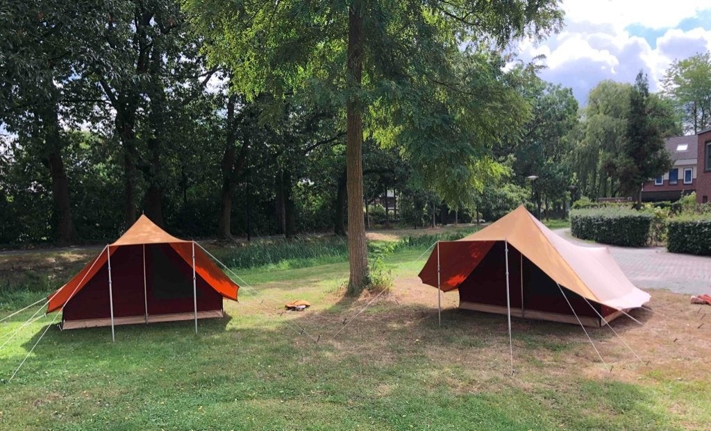 De Waard Krooneend dubbeldaks tent, Ophalen, Gebruikt, Tot en met 5