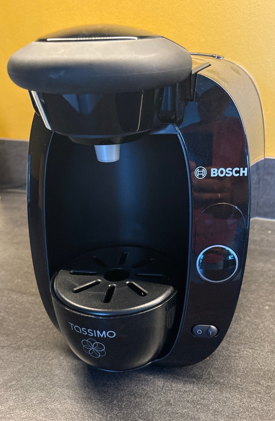 Bosch Tassimo Vivy 2 - Compacte en stijlvolle koffiemachine, Ophalen, Koffiemachine, Zo goed als nieuw, 1 kopje