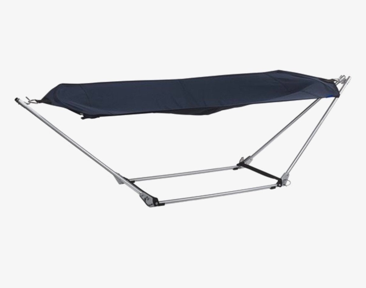 Hangmat met frame Campart Travel Venice, Ophalen, Zo goed als nieuw, Met standaard, Eenpersoons