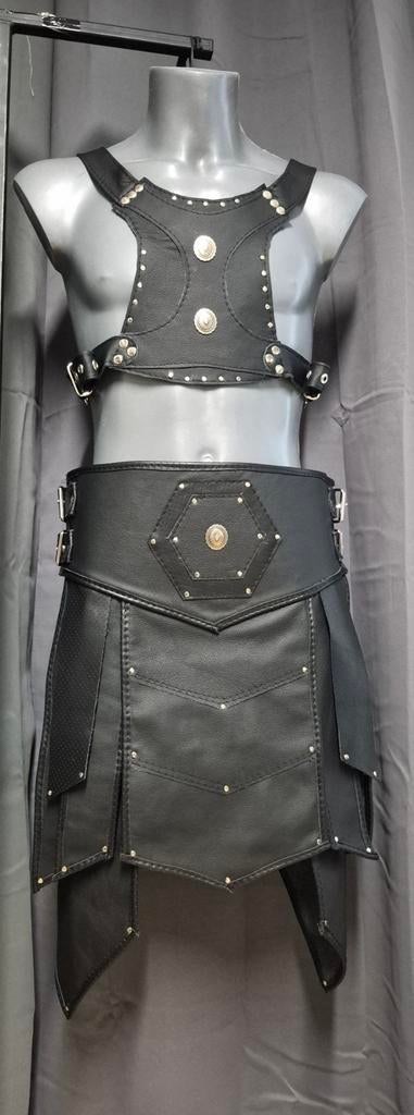 Leren kinky warrior rok. Echt leer. Bitch.  Wasteland, Ophalen of Verzenden, Zo goed als nieuw, Overige thema's, Kleding