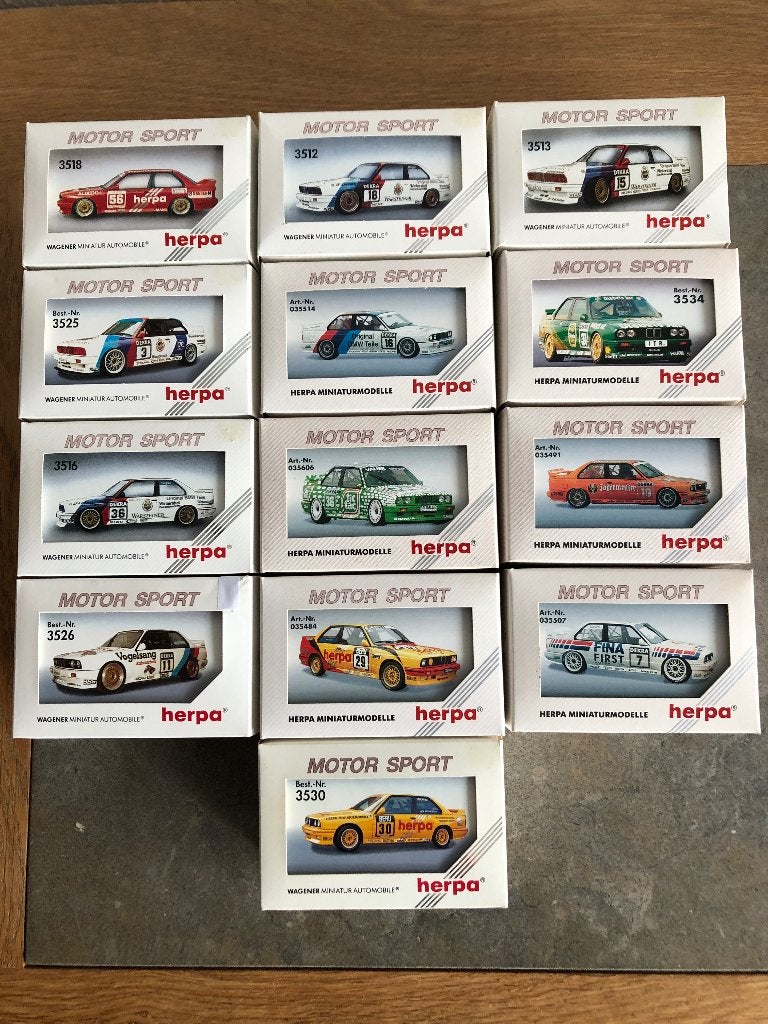 Mdl.090 / Herpa BMW E30 M3 Motorsport schaalmodellen, Ophalen of Verzenden, Nieuw, Auto, Herpa