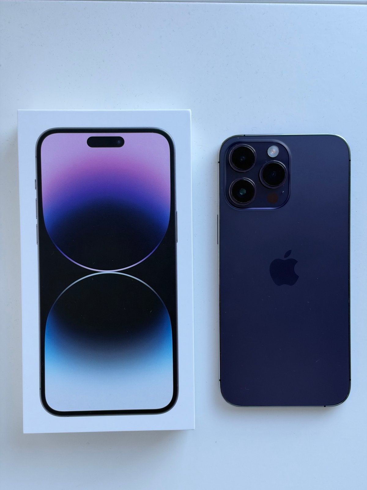 iPhone 14 Pro Max 128GB Dieppaars Dark Purple, Ophalen, 128 GB, Paars, Zo goed als nieuw