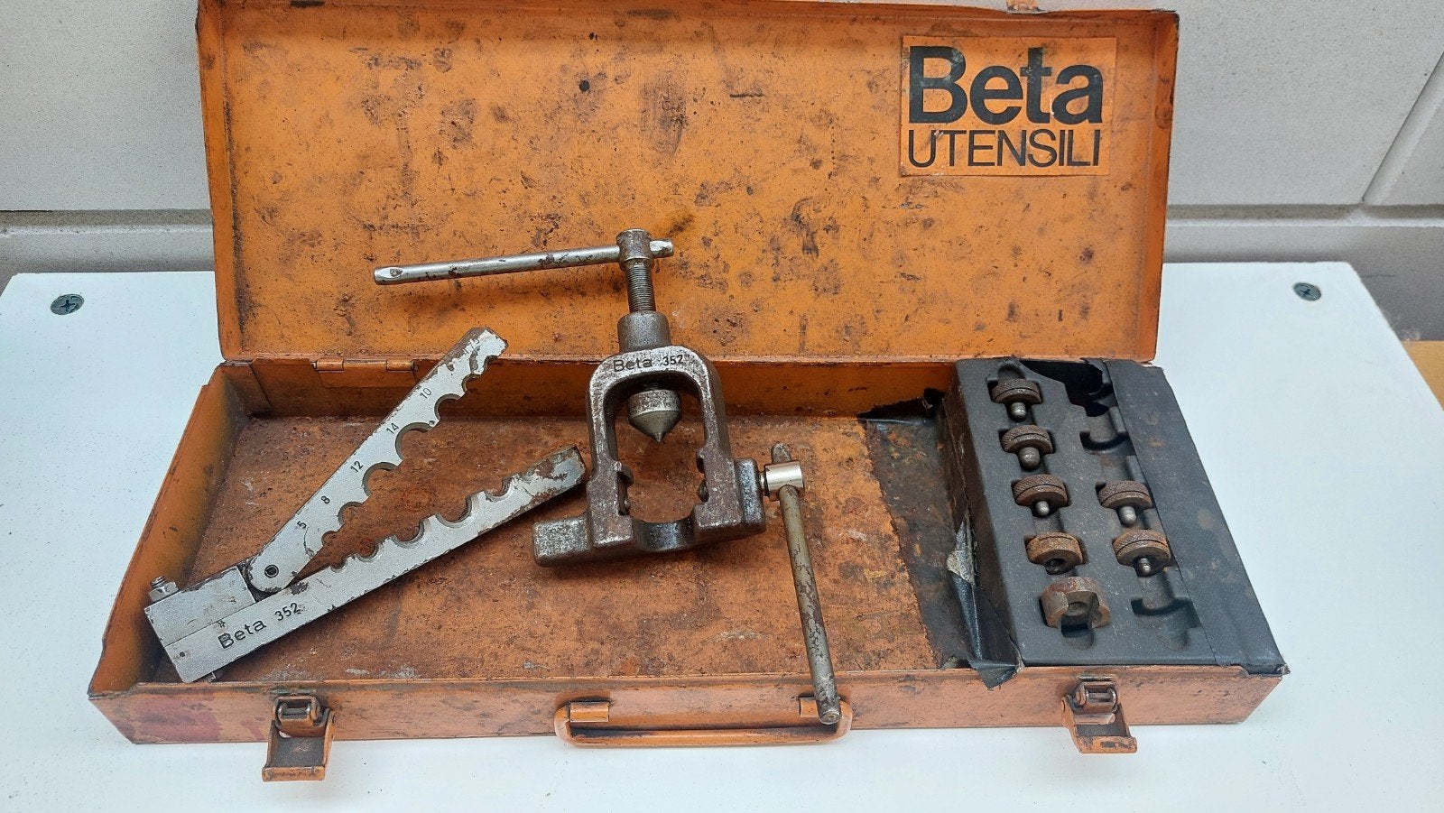 Beta gereedschap remleidingfelsset, Ophalen of Verzenden, Gebruikt