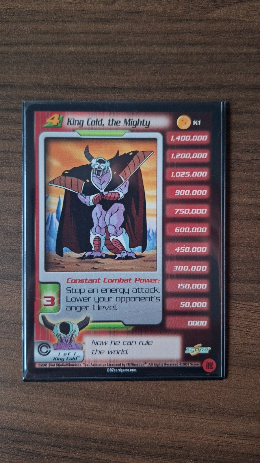 King Cold promo kaart, Ophalen of Verzenden, Gebruikt, Losse kaart