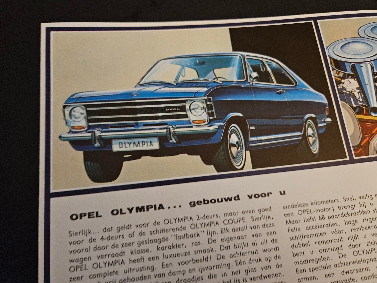 Brochure Opel Olympia 1968, Ophalen of Verzenden, Zo goed als nieuw, Opel