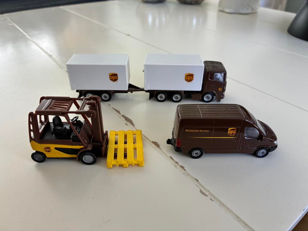 Siku UPS set, Ophalen of Verzenden, Zo goed als nieuw, Auto