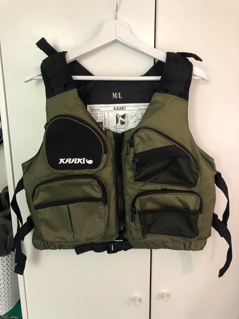 Kaaki zwemvest voor wildwater sporten. Maat M/L, Ophalen, Zo goed als nieuw, Overige typen