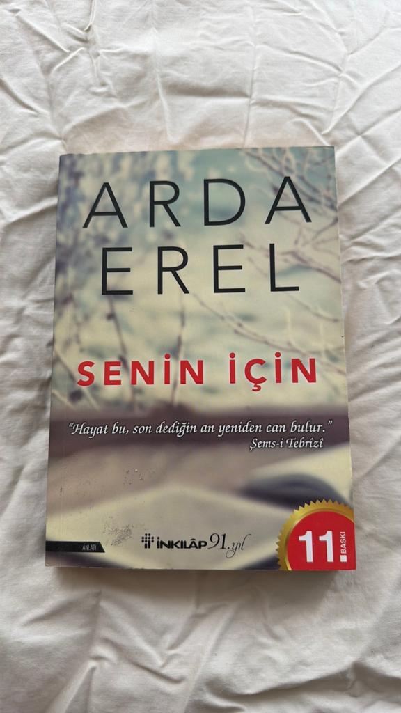 9789751036469 turks boek Arda Erel - senin icin, Ophalen of Verzenden, Nieuw, Wereld overig