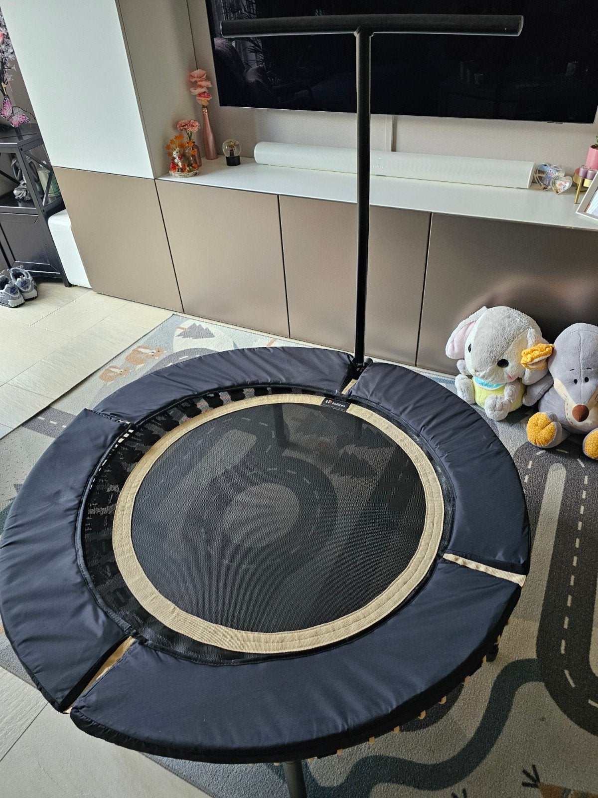 Bellicon trampoline met inklapbare poten en T-bar 112cm, Ophalen, Zo goed als nieuw, Overige typen