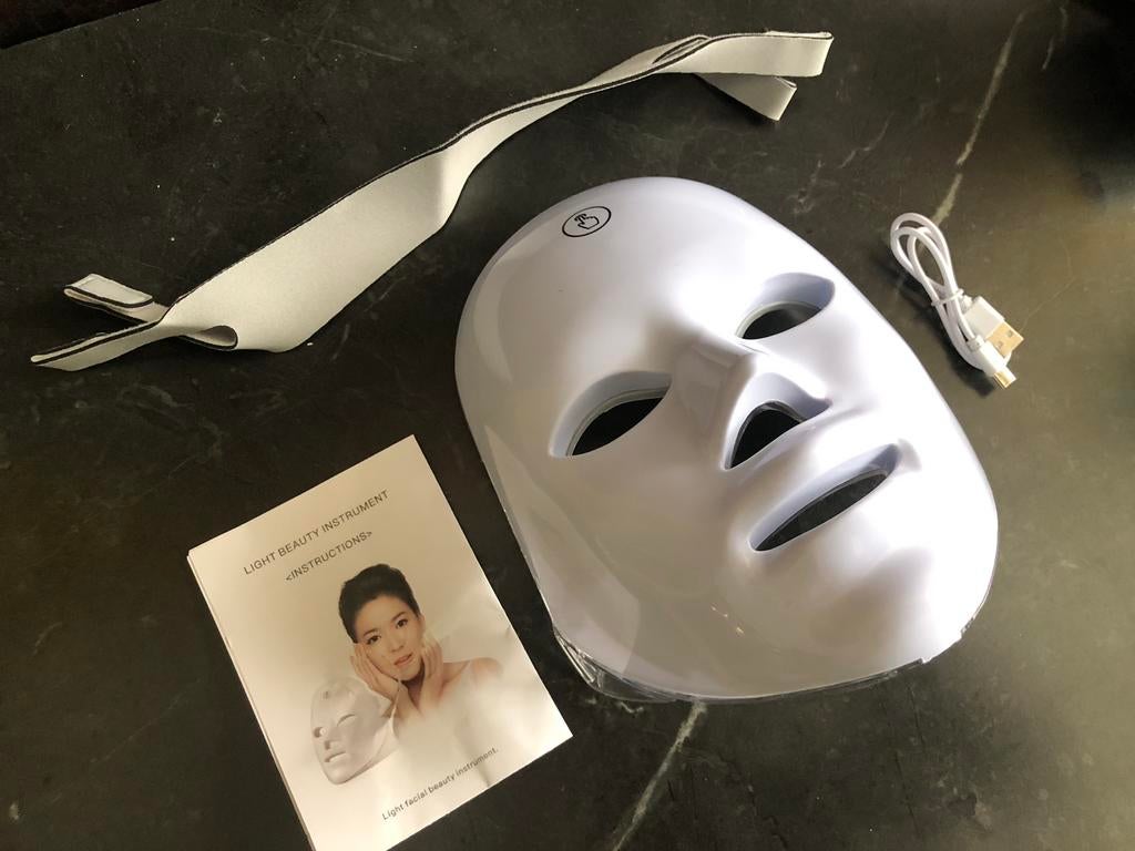 Led SkinCare Mask, Ophalen, Zo goed als nieuw, Gehele gezicht