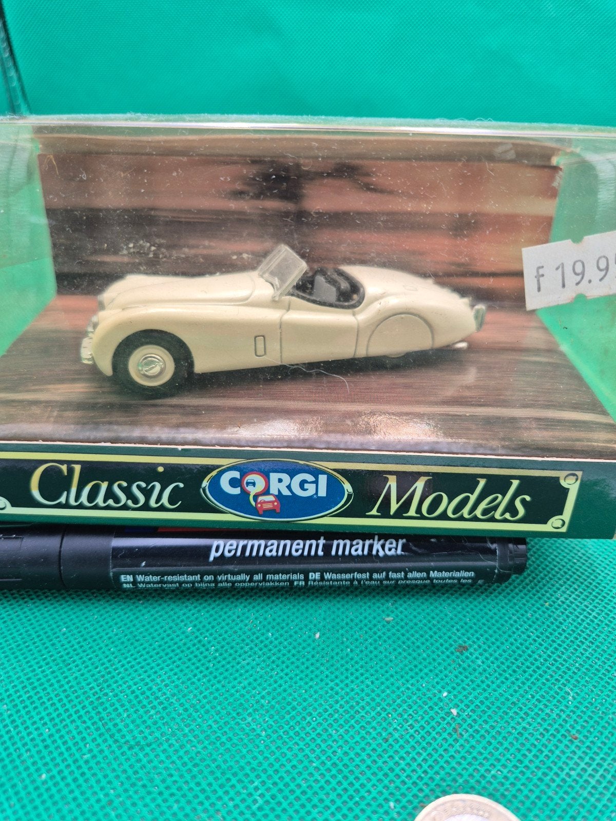 234 Jaguar XK120 Open Top 1/43 corgi, Ophalen of Verzenden, Zo goed als nieuw, Auto, Corgi