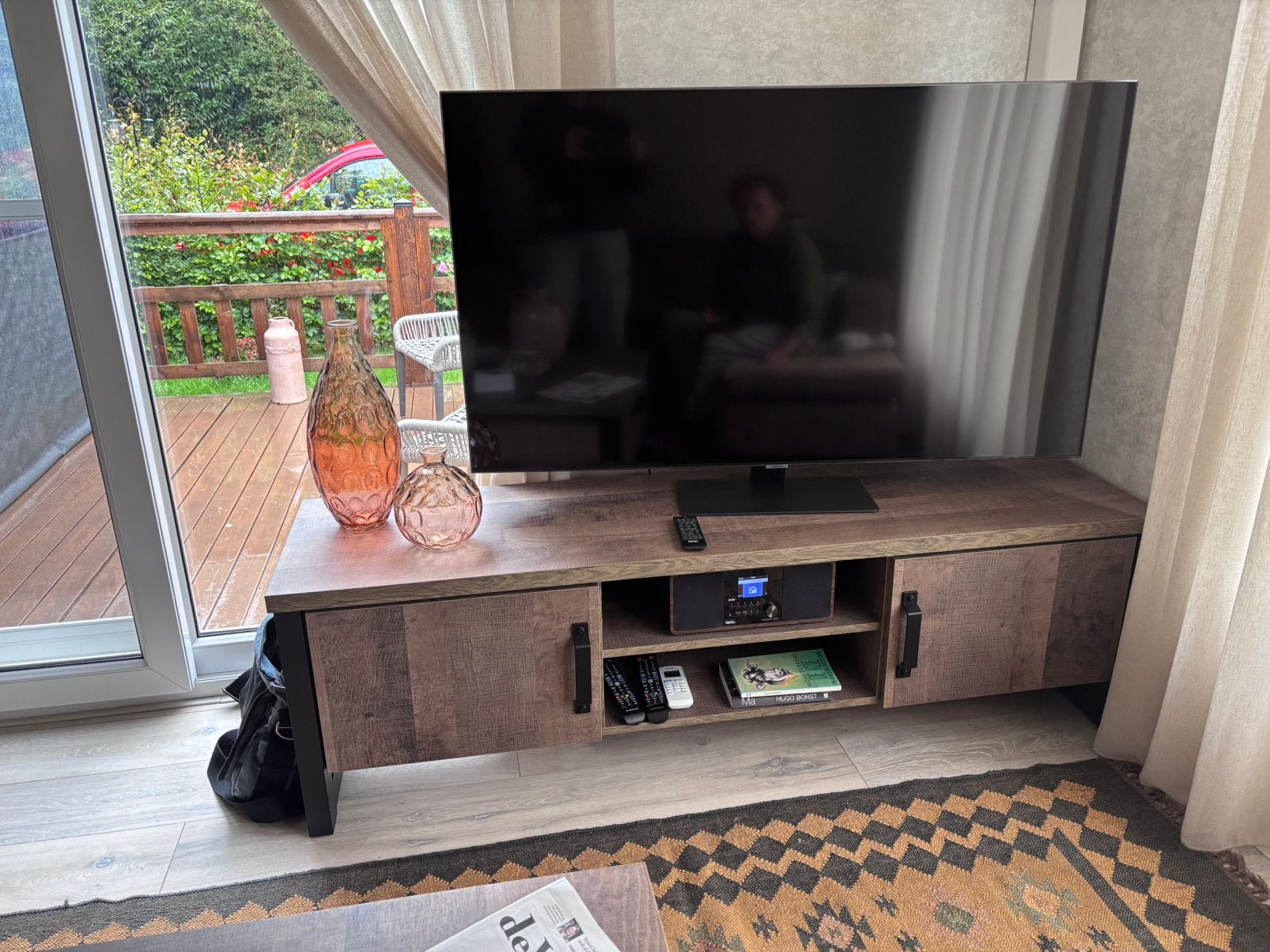 Televisiekast, merk Eerbeek, als nieuw, 150 tot 200 cm, Zo goed als nieuw, Minder dan 100 cm, 25 tot 50 cm