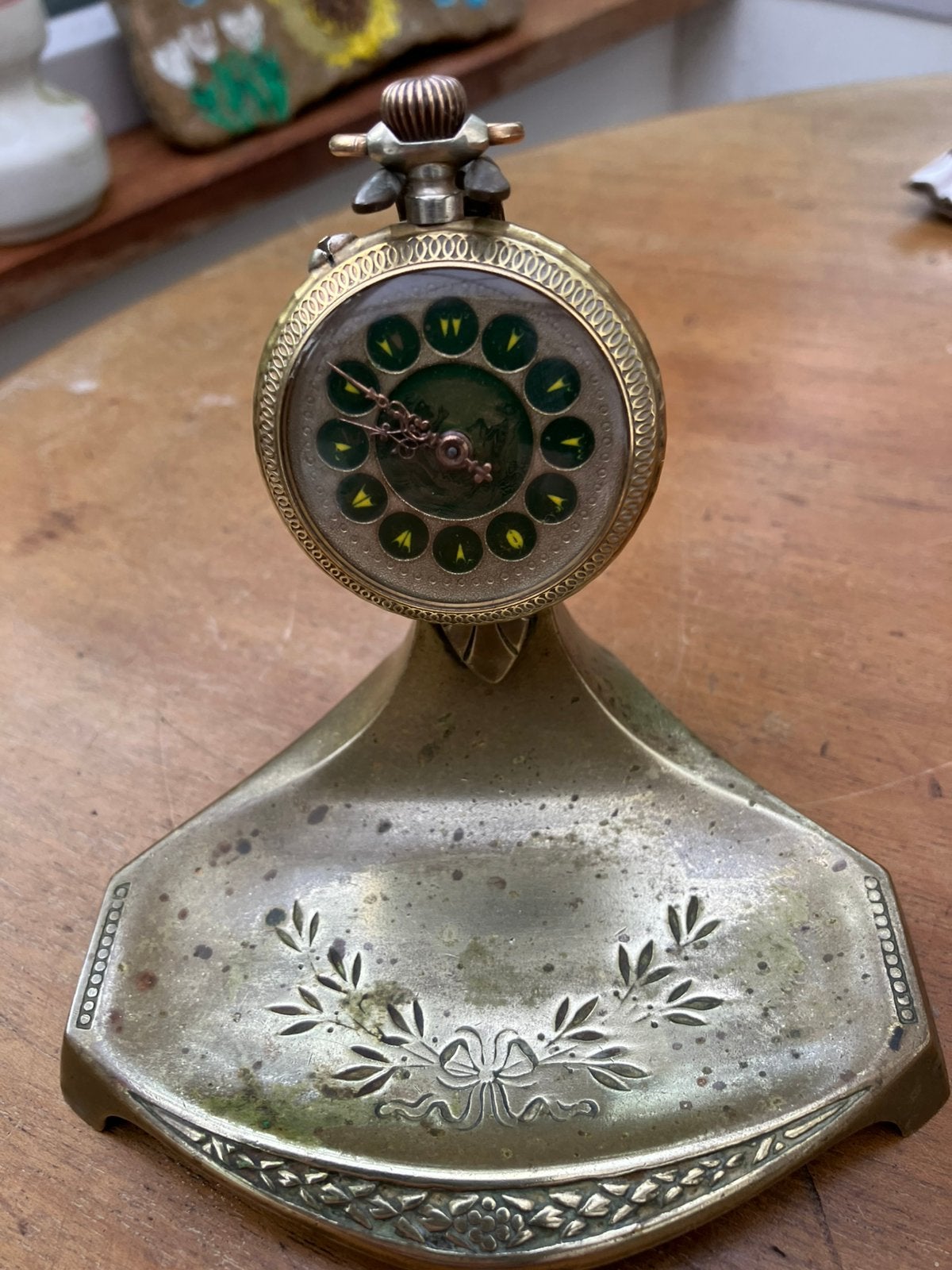 Horloge hanger brons, Ophalen of Verzenden