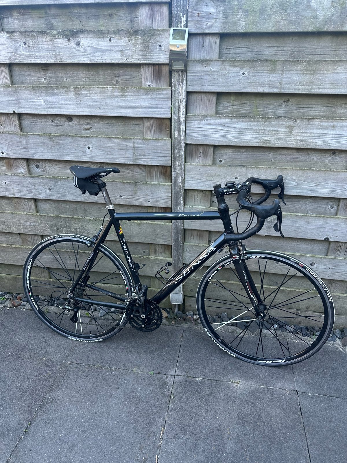 Sensa Prima racefiets - Aluminium met carbon voorvork, Gebruikt, Velgrem, Aluminium, 57 tot 61 cm