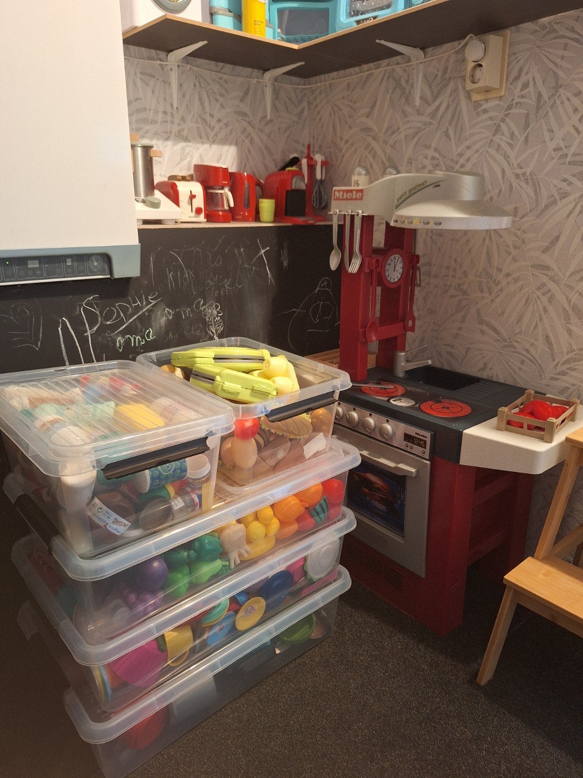 miele speelgoed keuken met veel extra's, Ophalen, Zo goed als nieuw, Kunststof, Speelkeuken