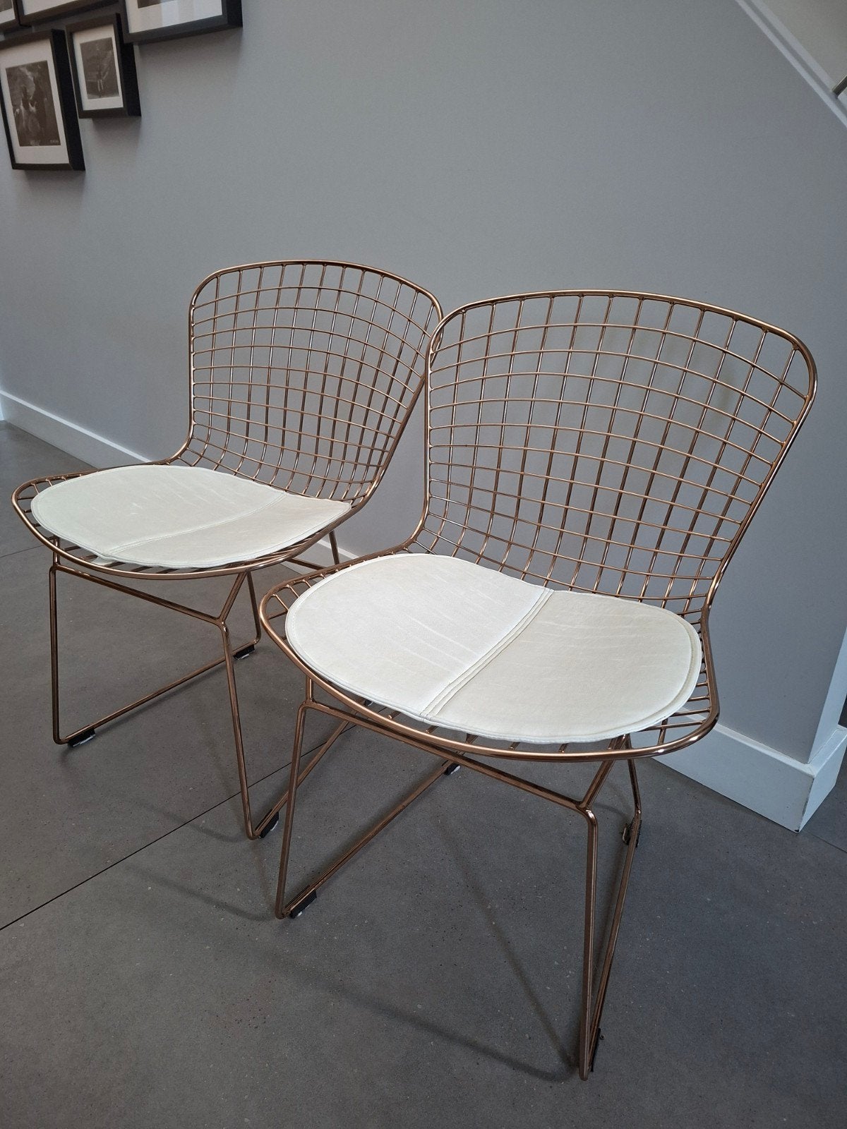 Eetkamerstoelen draadstaal, Ophalen, Twee, Overige kleuren, Zo goed als nieuw