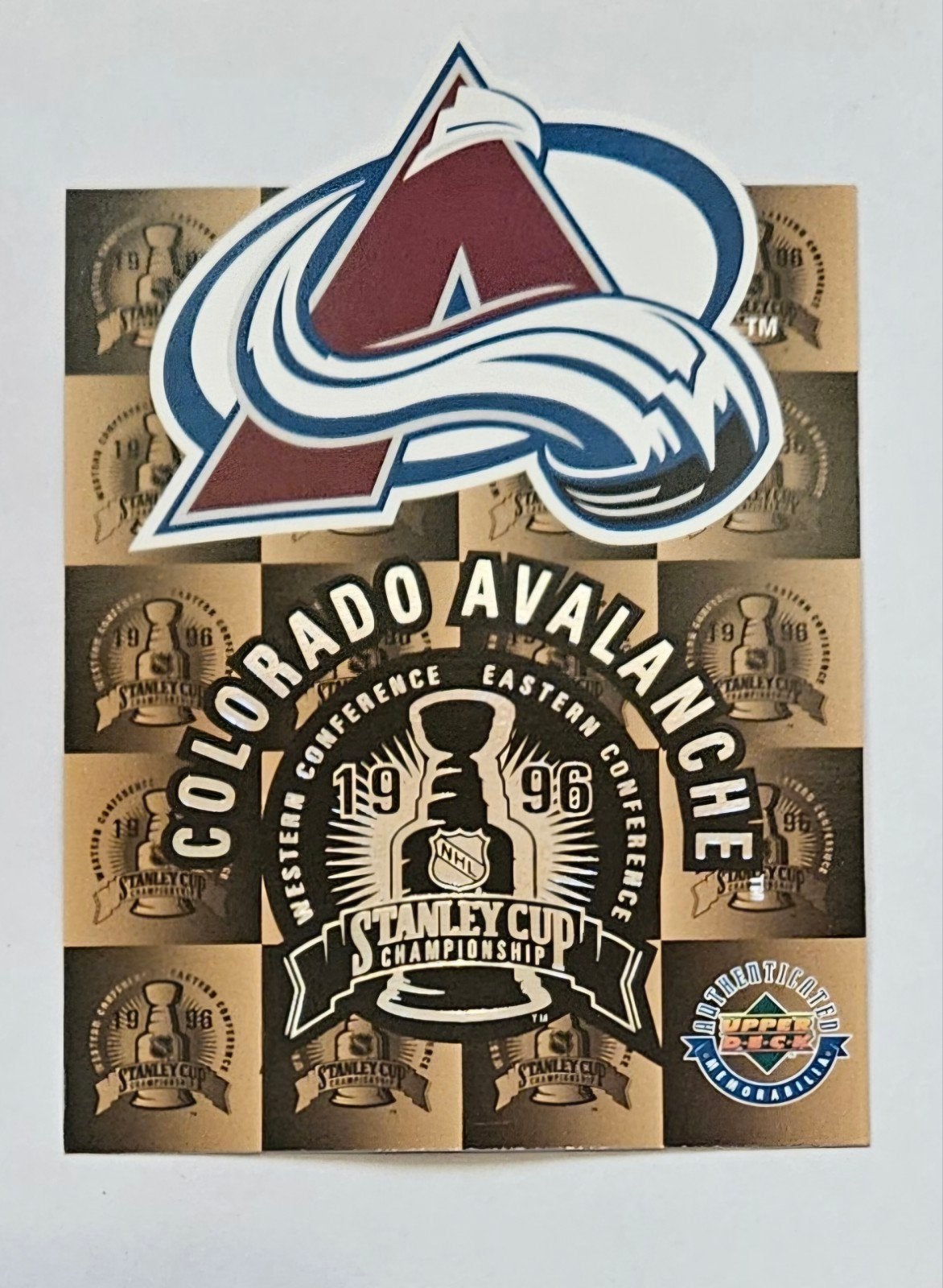 1996 Colorado Avalanche UD Authentics Stanley Cup Champions, Ophalen of Verzenden, Overige typen