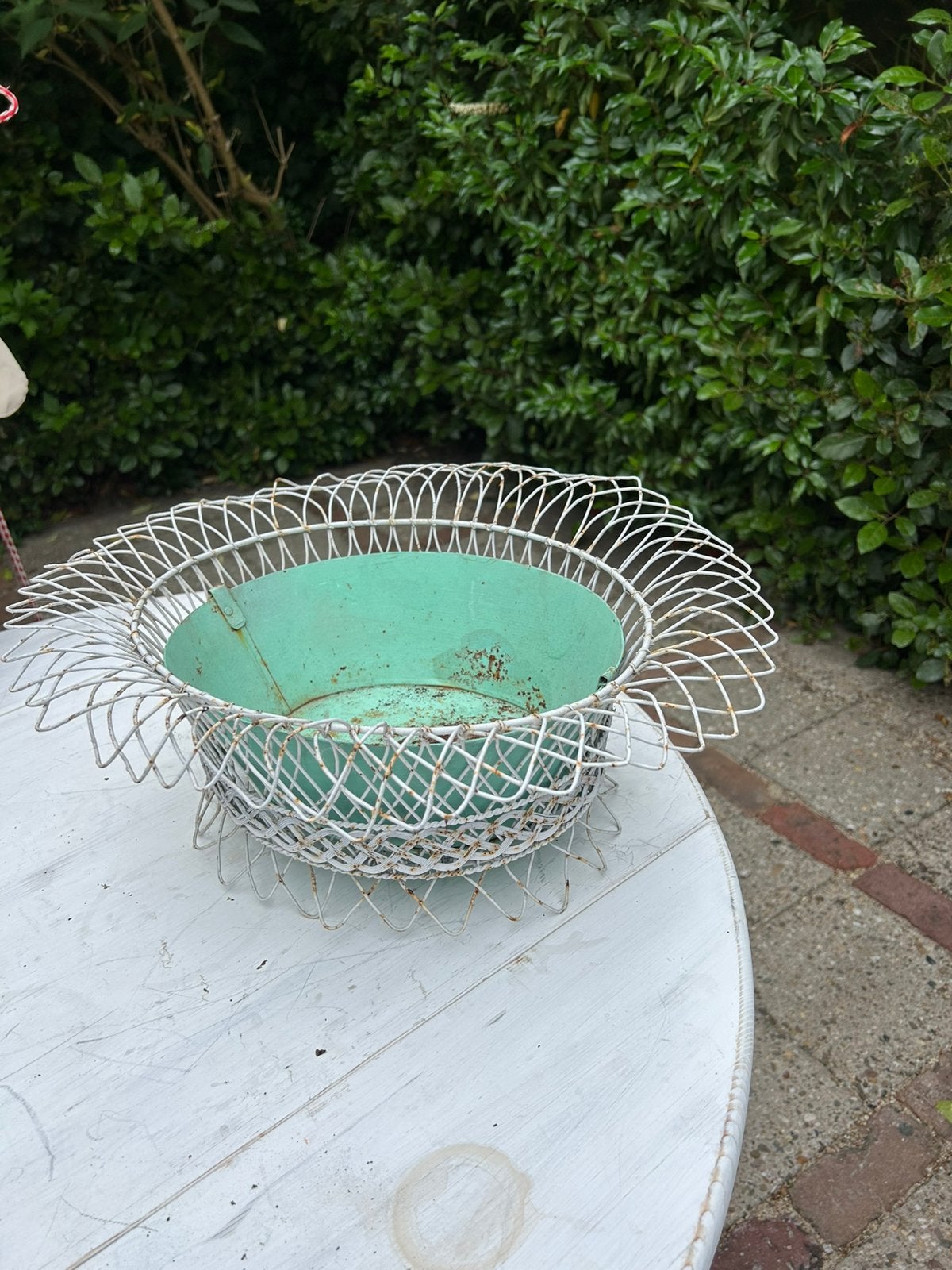 Oude planten bak originele kleur, Antiek en Kunst, Curiosa en Brocante, Ophalen