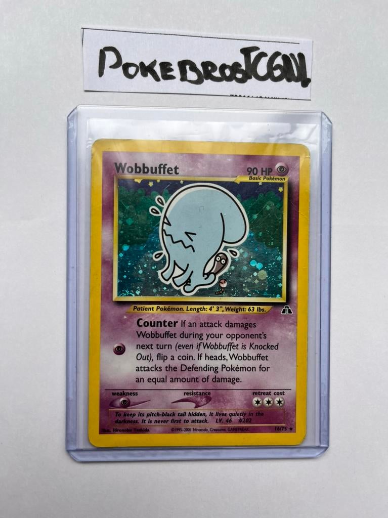 Wobbuffet Holo Neo Discovery, Ophalen of Verzenden, Gebruikt, Losse kaart