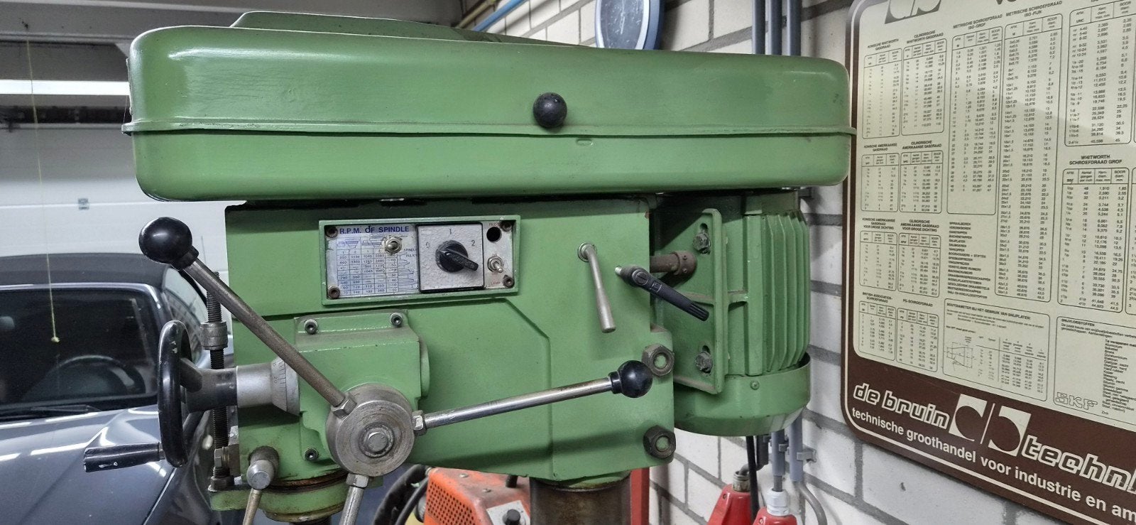 Robuuste LuxDrill Kolomboormachine - Gebruikt