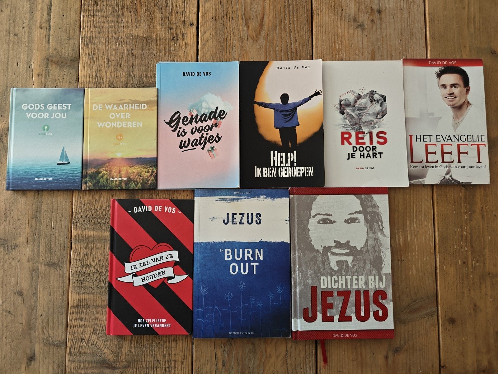 9 Boeken van David de Vos., Ophalen of Verzenden, Zo goed als nieuw