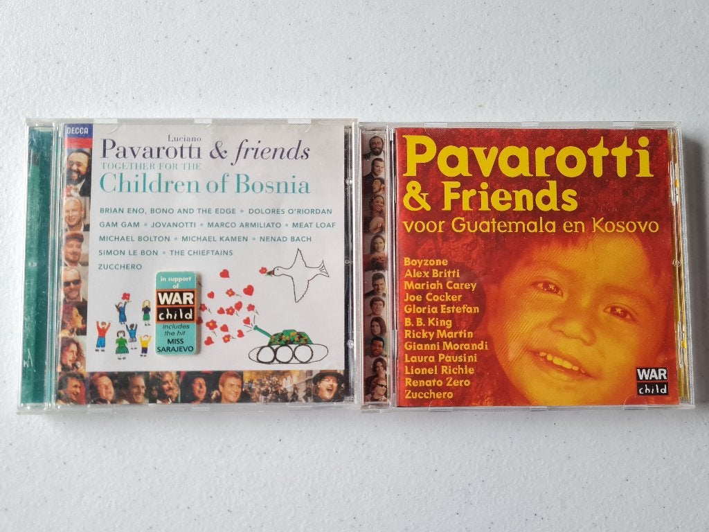 CD's Pavarotti and Friends, Ophalen of Verzenden, Zo goed als nieuw, Pop, Live-album
