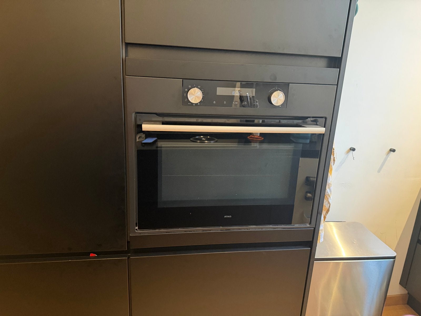 ATAG CX4592C inbouw combi-oven / magnetron – goede staat, Ophalen, 45 tot 50 cm, Hete lucht, 45 tot 60 cm