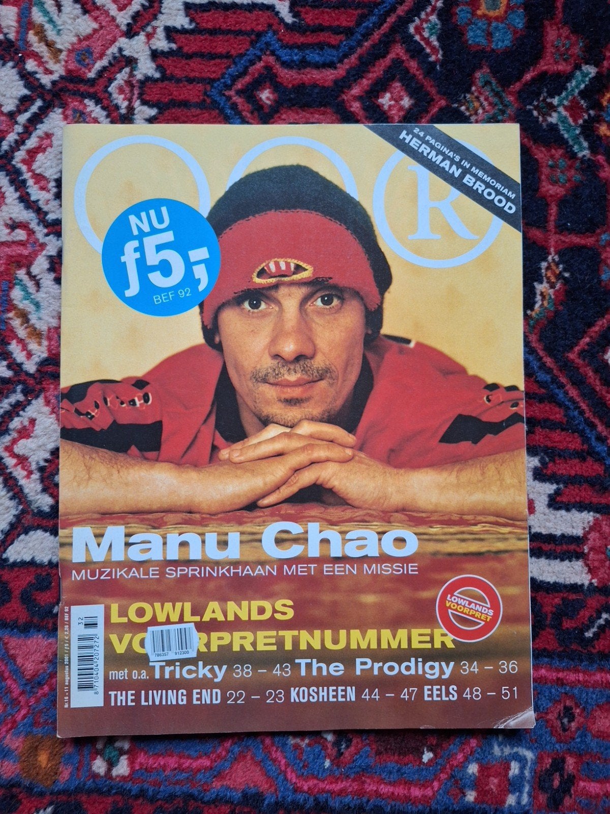 OOR tijdschrift nr 16, 2001 - Herman Brood, Ophalen of Verzenden, Gelezen, Muziek, Film of Tv