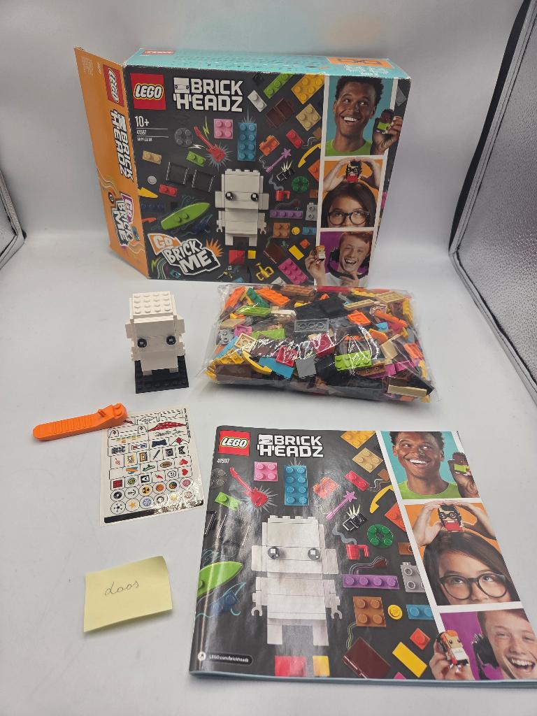 Lego Brickheadz 41597 Go Brick Me, Compleet, Minecraft, Lego, Ophalen of Verzenden