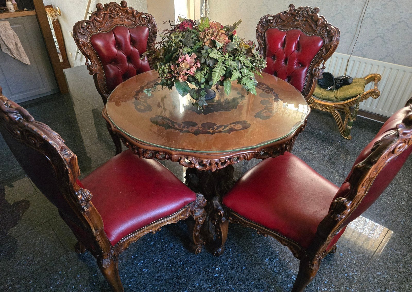 Exclusief Barok Rococo Woonkamer Set - Zware Kwaliteit & Uit, Ophalen
