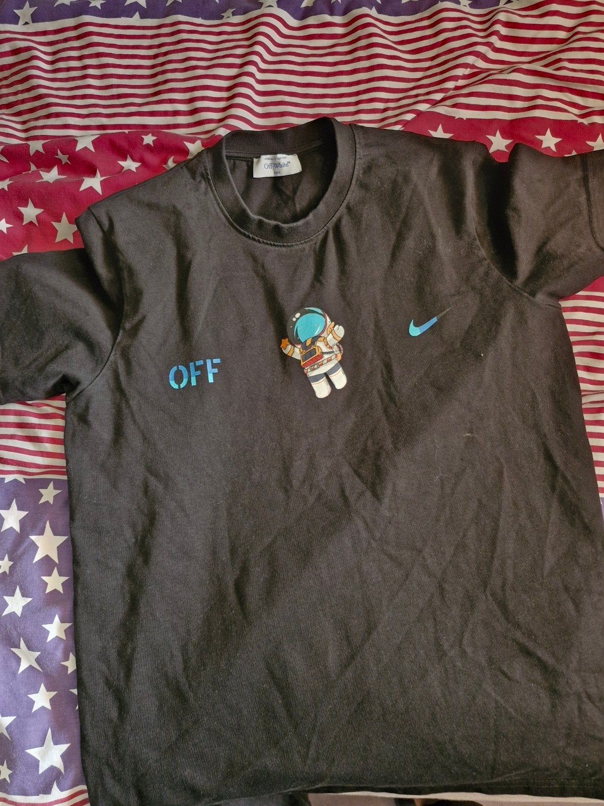 Off-White Shirt Maat S - Nike, Kleding | Heren, Ophalen of Verzenden, Zwart