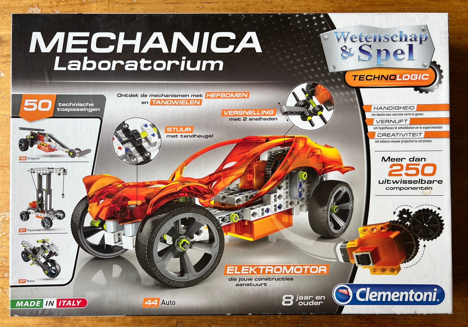 Mechanica Laboratorium - Clementoni, Kinderen en Baby's, Speelgoed | Bouwstenen, Zo goed als nieuw, Ophalen of Verzenden